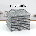 Reusable Diamond Weave Scrubber Cloths – Tough on Stains, Gentle on Surfaces